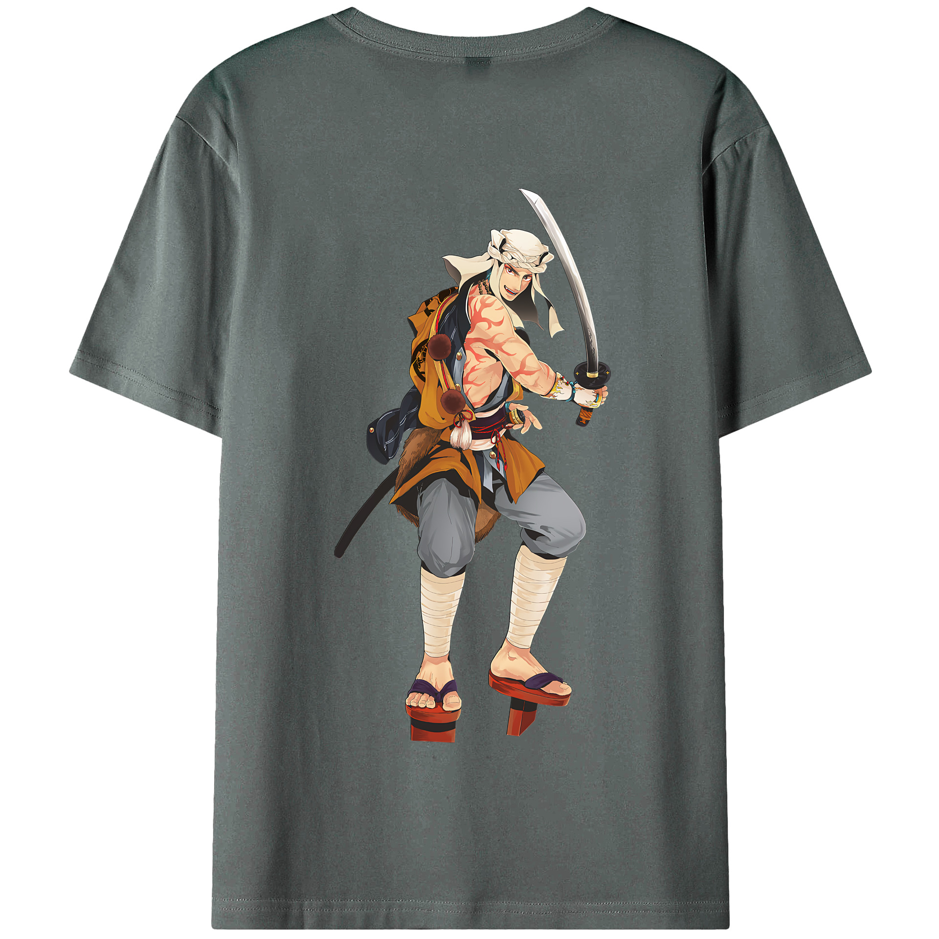 （画像用） 刀剣乱舞 Touken Ranbu 綿100％半袖Tシャツ（背面プリント）